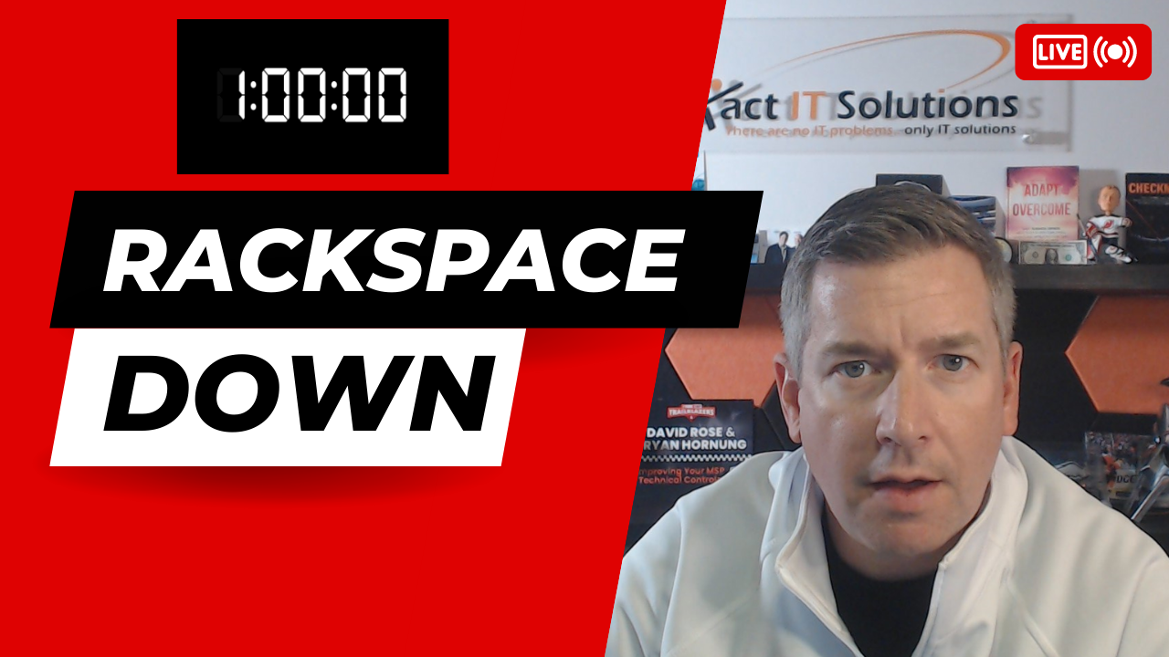 Rackspace Hosted Exchange Down Due to Security Incident