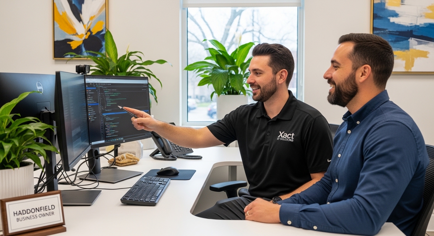 cybersecurity services Haddonfield NJ — Xact IT Solutions team delivering cybersecurity services in Haddonfield NJ