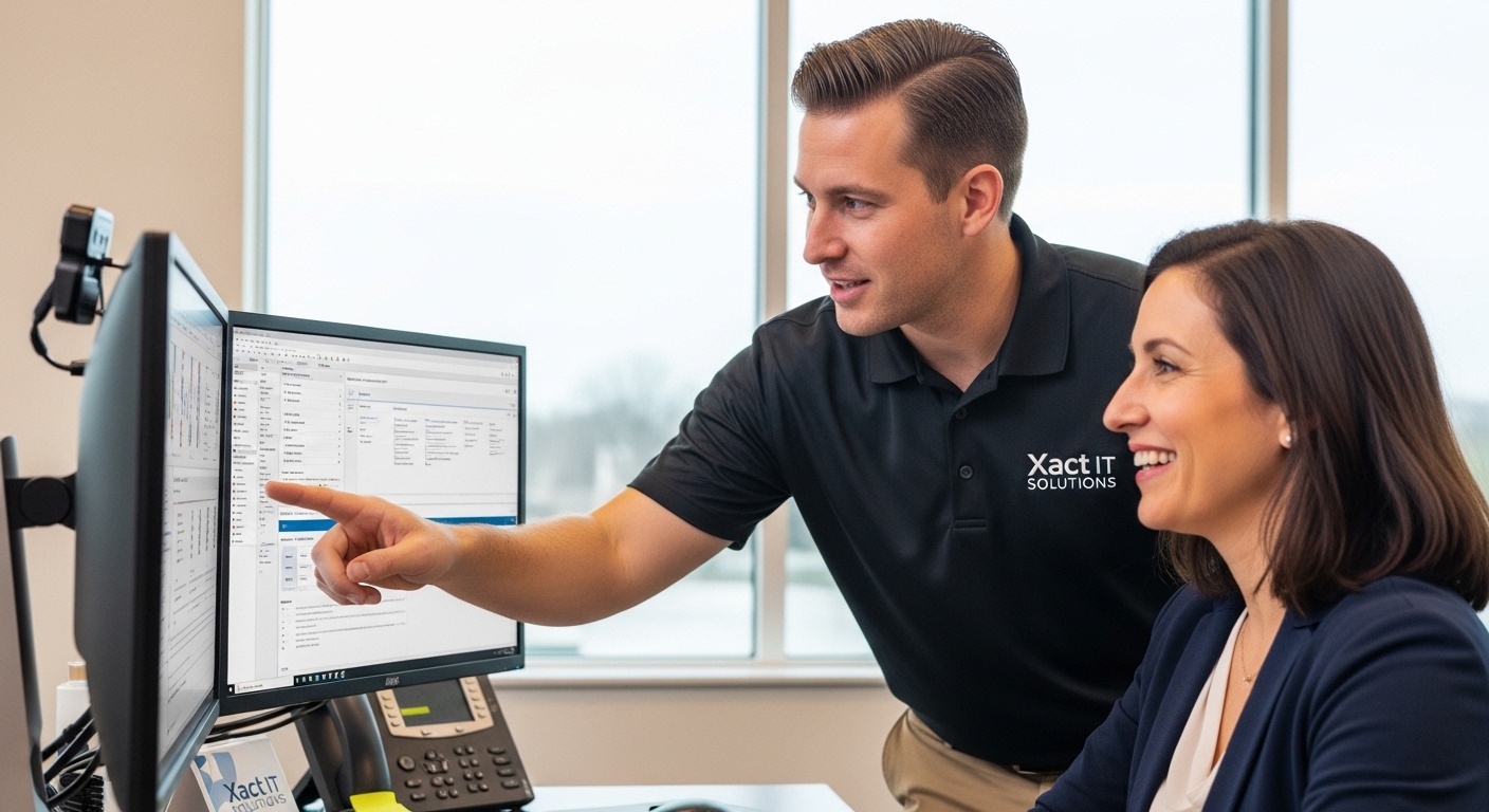 managed IT services company Voorhees NJ — Xact IT Solutions team delivering Managed IT Services in Voorhees NJ